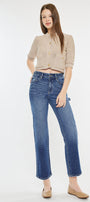 Ashley High Rise True Straight Jeans - Official Kancan USA