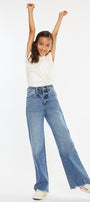 Kitty High Rise Mini Straight Leg Kid Jeans - Official Kancan USA