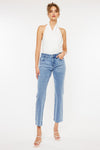 Evelyn Mid Rise Slim Straight Leg Jeans - Official Kancan USA