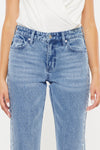 Evelyn Mid Rise Slim Straight Leg Jeans - Official Kancan USA