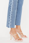 Evelyn Mid Rise Slim Straight Leg Jeans - Official Kancan USA