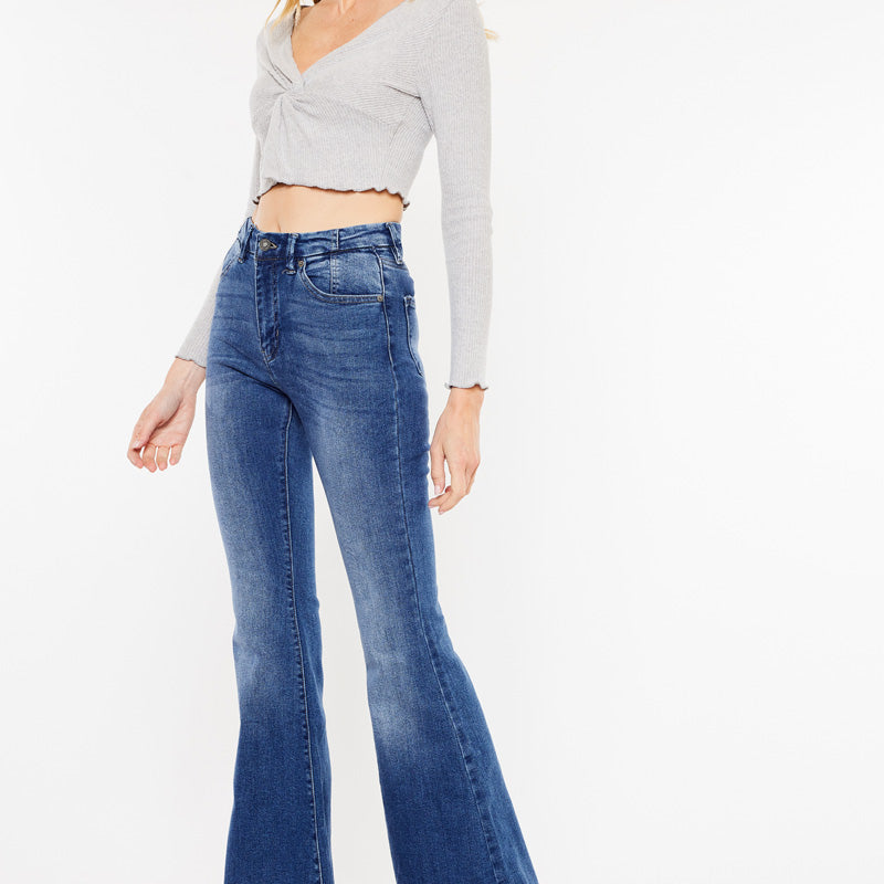 Arizona High Rise Super Flare Jeans - Official Kancan USA