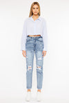 Oceane High Rise Slim Straight Jeans - Official Kancan USA