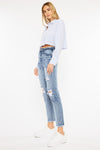 Oceane High Rise Slim Straight Jeans - Official Kancan USA