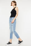 Luxanna Mid Rise Slim Boyfriend Jeans - Official Kancan USA