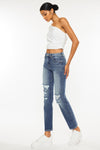 Norrine High Rise Slim Straight Jeans - Official Kancan USA