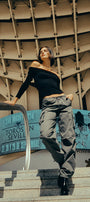Nataly High Rise Relaxed Cargo Pants - Official Kancan USA