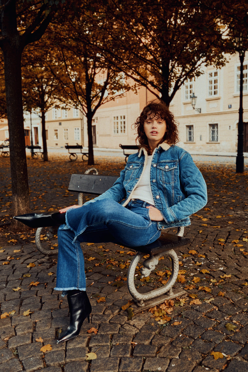 Rosalia  Cropped Sherpa Jacket - Official Kancan USA