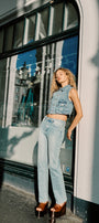 Cheriese High Rise Straight Jeans - Official Kancan USA
