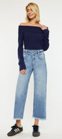 Gretchen Ultra High Rise Wide Leg Jeans - Official Kancan USA