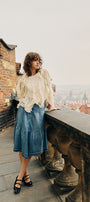 Santina Ultra High Rise Midi Skirt - Official Kancan USA
