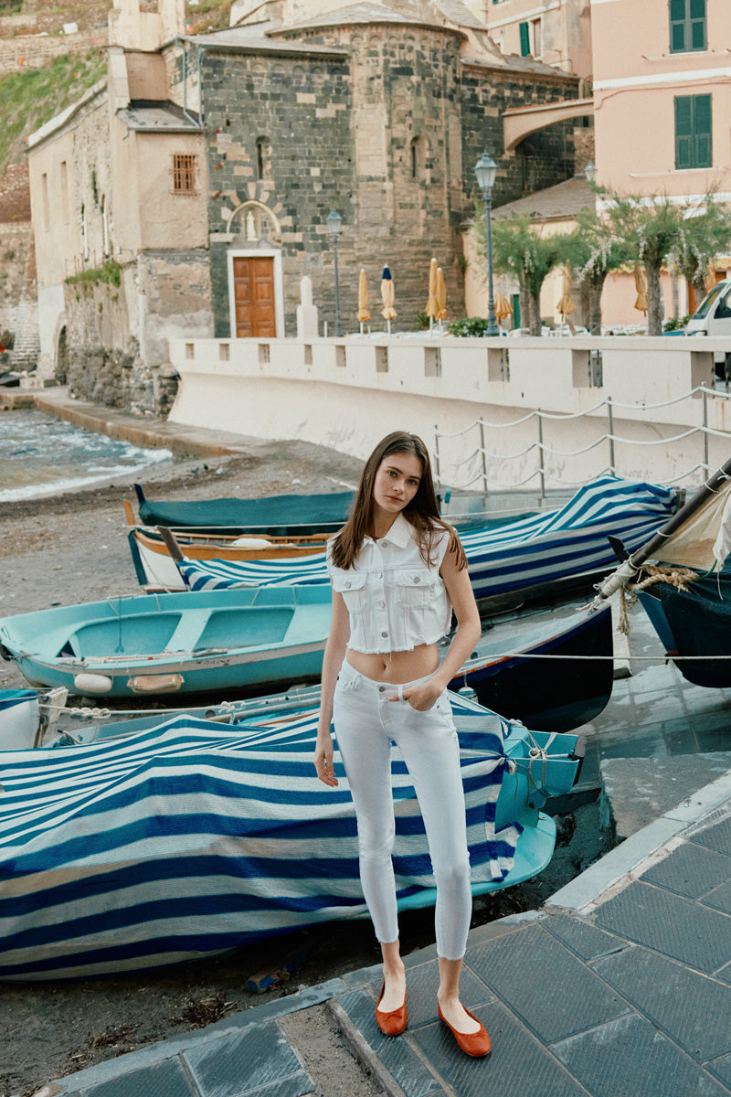 Ivy Mid Rise Ankle Skinny Jeans – Kancan USA - Main Image