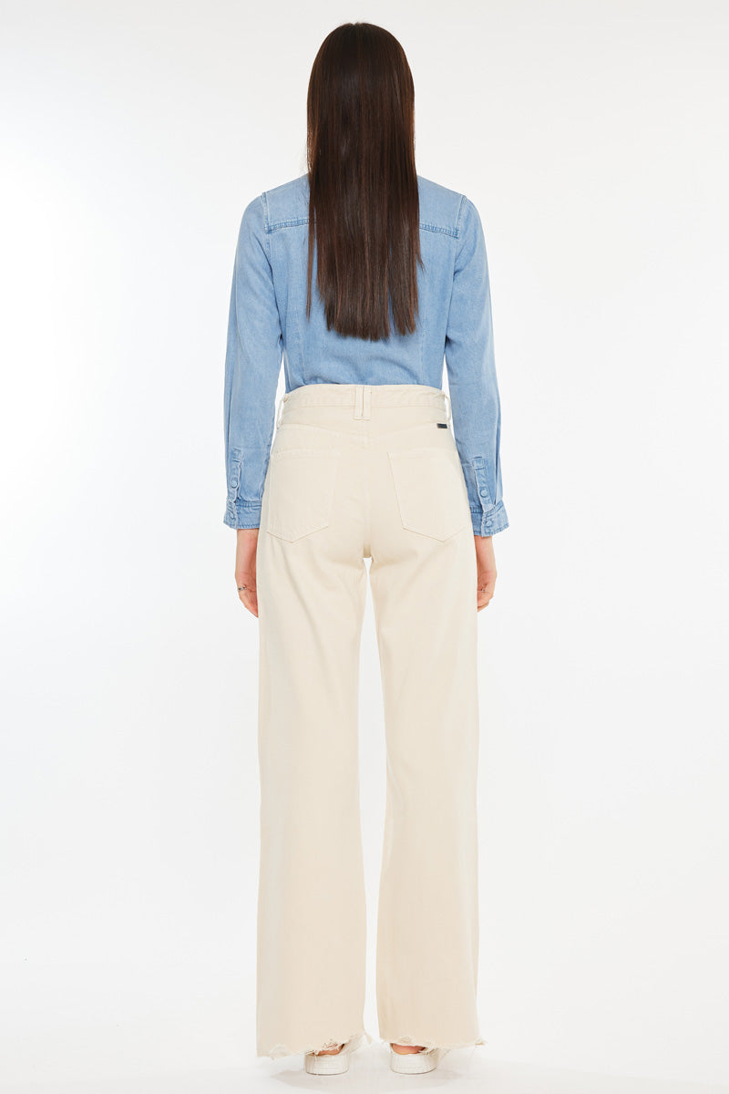 Mikaella Ultra High Rise 90's Flare Jeans - Official Kancan USA