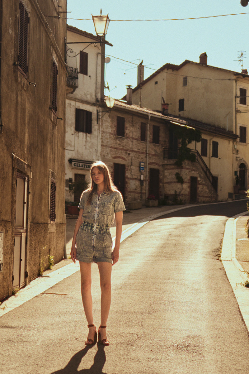 Victoria Short Sleeve Romper - Official Kancan USA