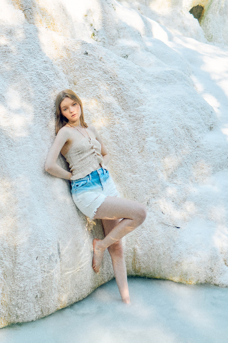 Spencer Ultra High Rise 90's Boyfriend Shorts - Official Kancan USA