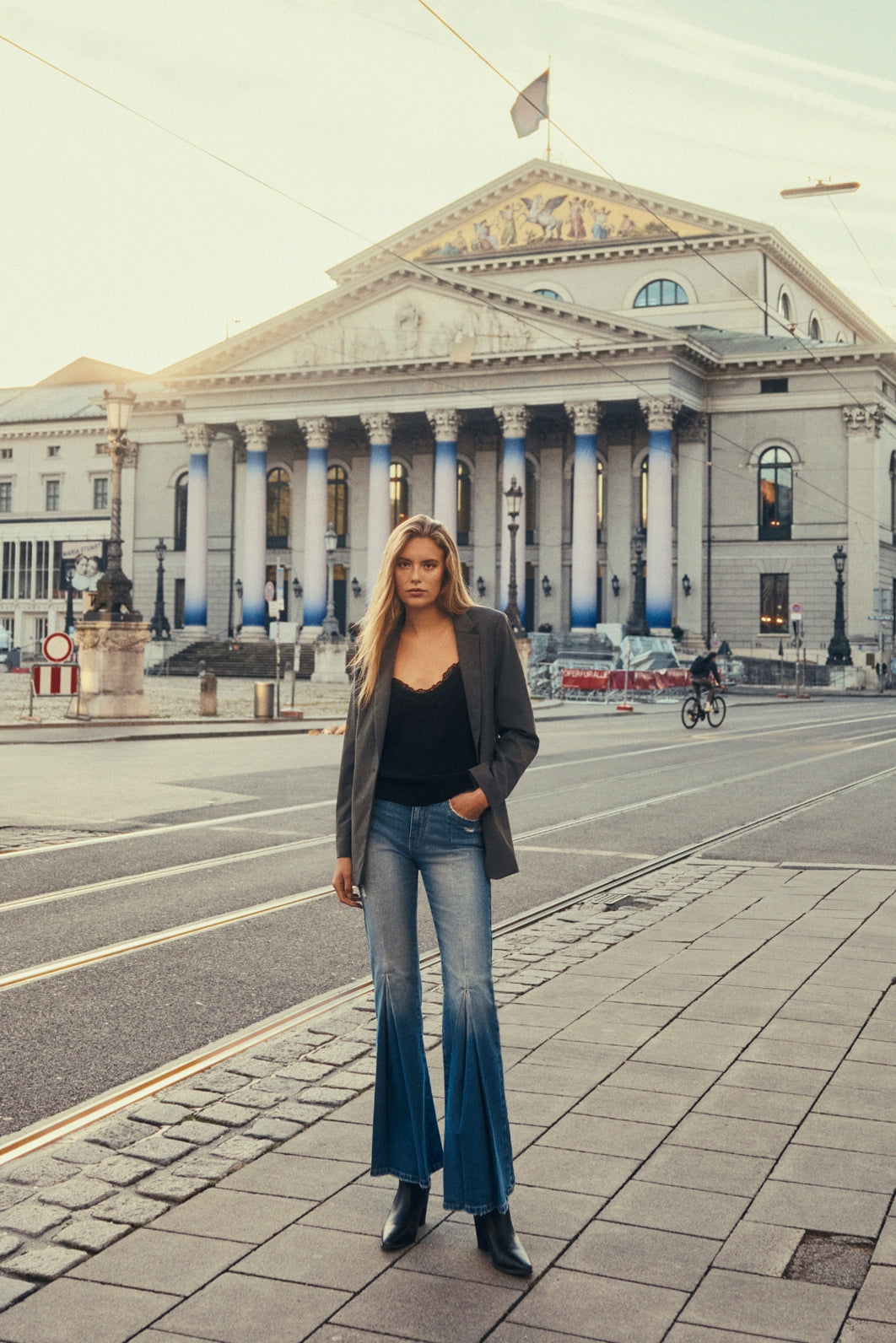 Evangeline High Rise Flare Jeans - Official Kancan USA