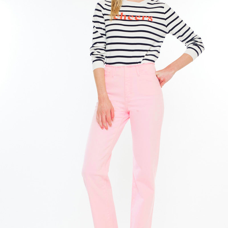Sharon High Rise True Straight Jeans - Official Kancan USA