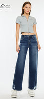 Dania Essentials High Rise Wide Leg Jeans - Official Kancan USA