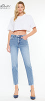 Ariana Essentials High Rise Straight Jeans - Official Kancan USA