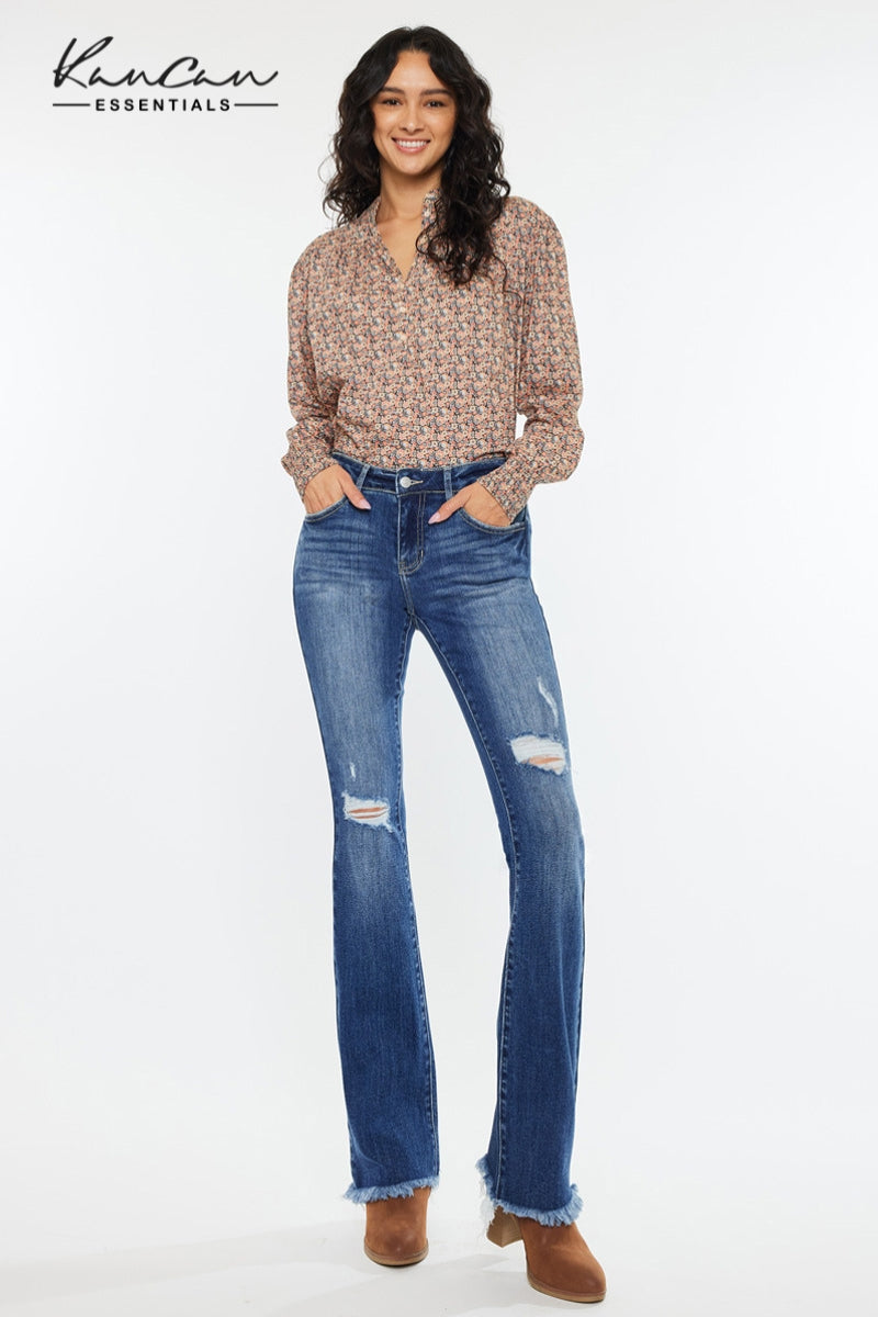 Mia Essentials Low Rise Baby Bootcut Jeans - Official Kancan USA