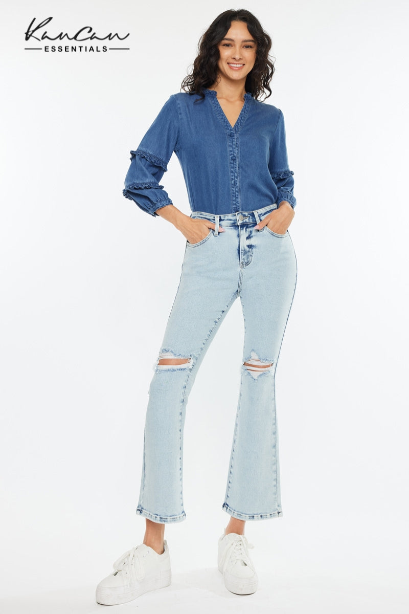 Benny Essentials High Rise Bootcut Jeans - Official Kancan USA