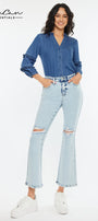 Benny Essentials High Rise Bootcut Jeans - Official Kancan USA