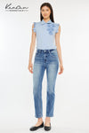 Maddy Essentials High Rise Slim Straight Leg Jeans - Official Kancan USA