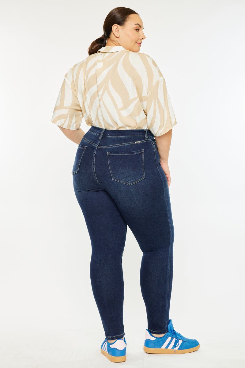 Bluebird High Rise Super Skinny Jeans (Plus Size) - Official Kancan USA