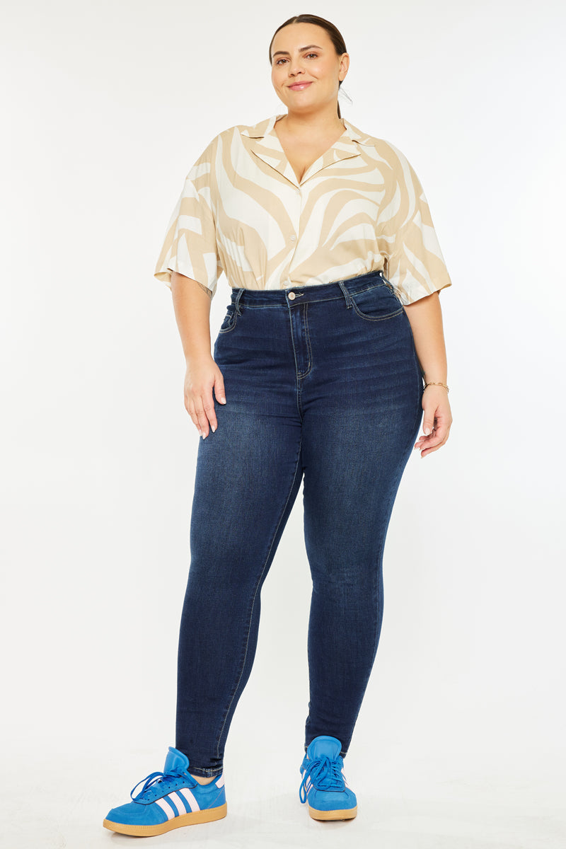 Bluebird High Rise Super Skinny Jeans (Plus Size) - Official Kancan USA