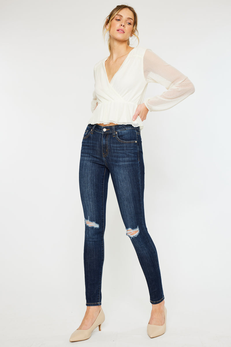 kankan Logan Mid Rise Super Skinny – Kancan USA