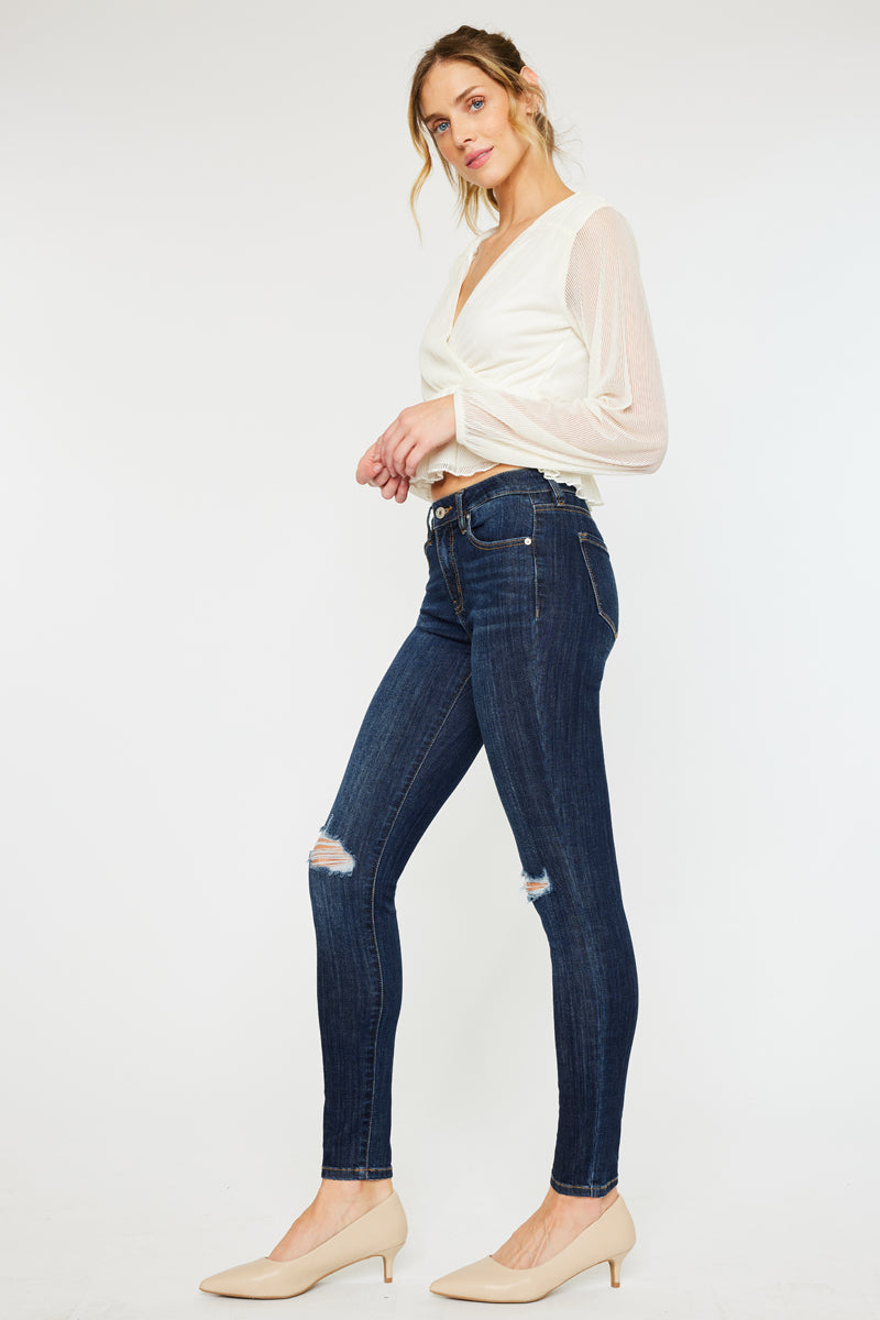 Logan Mid Rise Super Skinny - Official Kancan USA