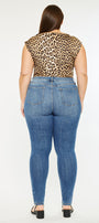 Sharon  Mid Rise Super Skinny Jeans (Plus Size) - Official Kancan USA