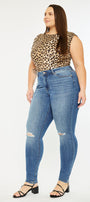 Sharon  Mid Rise Super Skinny Jeans (Plus Size) - Official Kancan USA