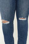 Sharon Mid Rise Super Skinny Jeans (Plus Size) - Official Kancan USA