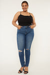 Sharon Mid Rise Super Skinny Jeans (Plus Size) - Official Kancan USA