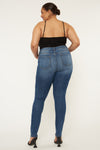 Sharon Mid Rise Super Skinny Jeans (Plus Size) - Official Kancan USA