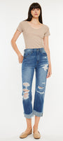 Eloise High Rise Straight Leg Jeans - Official Kancan USA
