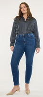 Peggy High Rise Cigarette Leg Jeans (Plus Size) - Official Kancan USA