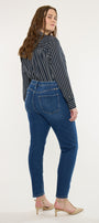 Peggy High Rise Cigarette Leg Jeans (Plus Size) - Official Kancan USA