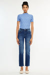 Adaline Essentials High Rise Slim Straight Leg Jeans - Official Kancan USA
