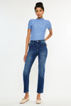 Adaline Essentials High Rise Slim Straight Leg Jeans - Official Kancan USA