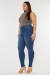 Vivienne Essentials High Rise Super Skinny Jeans (Plus Size) - Official Kancan USA