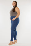 Vivienne Essentials High Rise Super Skinny Jeans (Plus Size) - Official Kancan USA