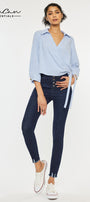 Clove Essentials High Rise Ankle Skinny Jeans - Official Kancan USA