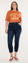 Ximena High Rise Cropped Skinny Jeans (Plus Size)