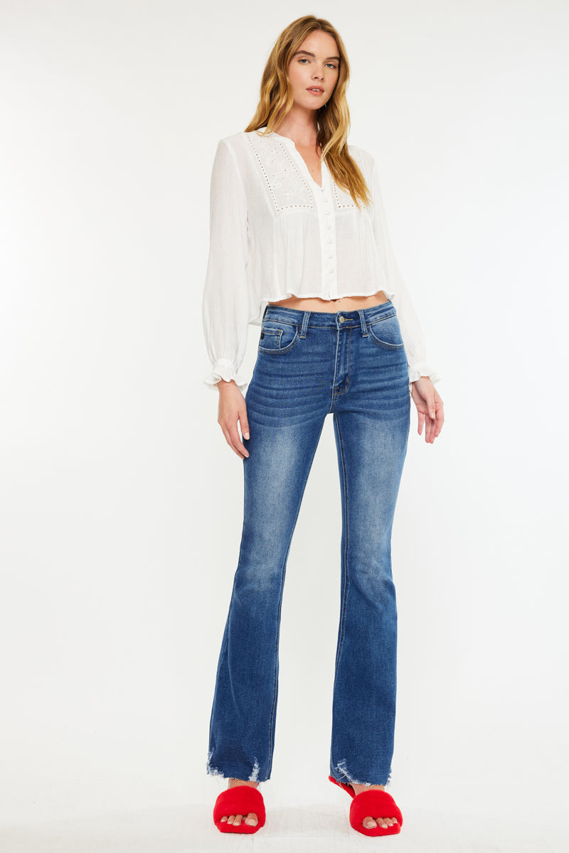 Brenda Essentials High Rise Bootcut Jeans – Kancan USA