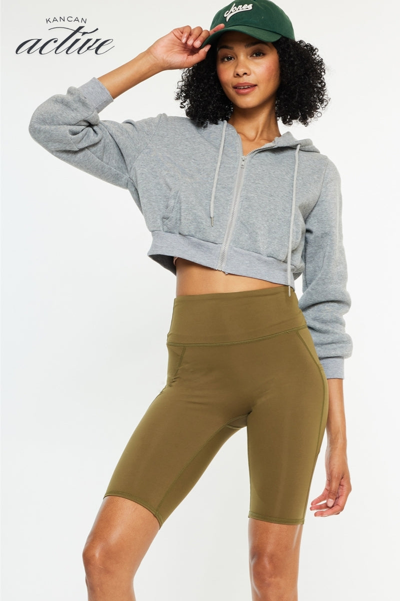 Porsha High Rise Active Shorts - Official Kancan USA