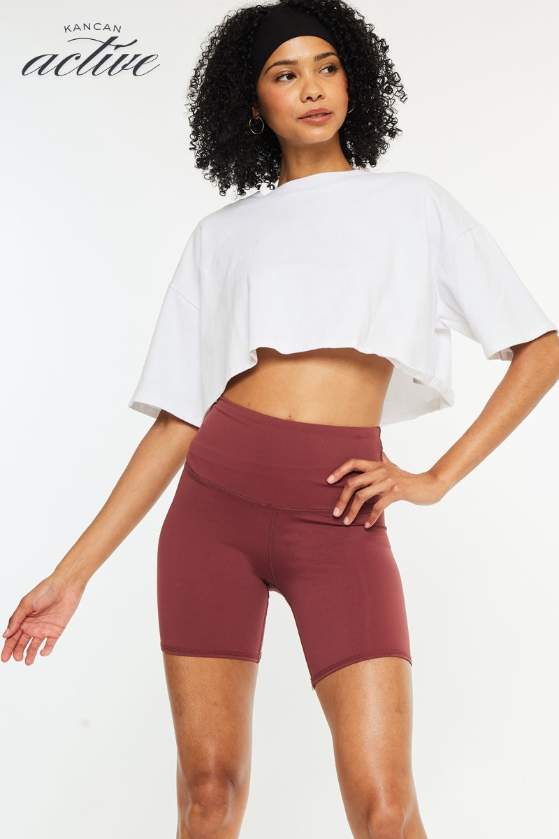 Saturn High Rise Active Shorts - Official Kancan USA