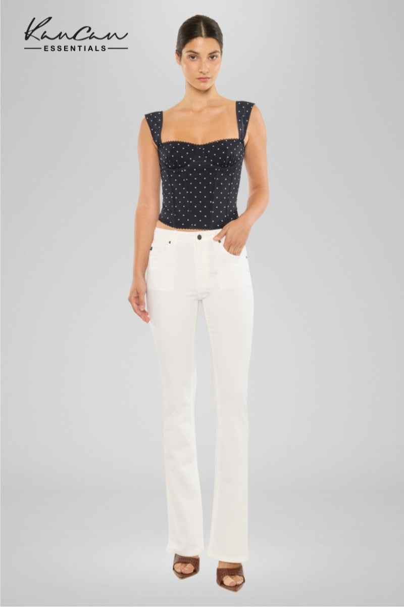 Vanilla Essentials High Rise Bootcut Jeans - Official Kancan USA
