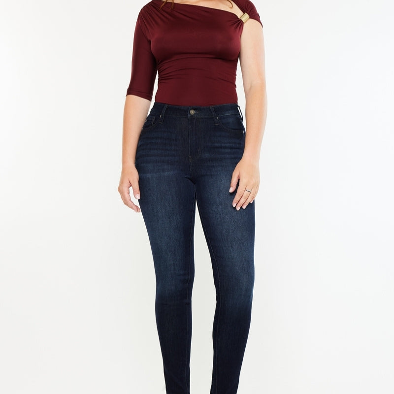 Effie Essentials High Rise Skinny Jeans - Curvy - Official Kancan USA